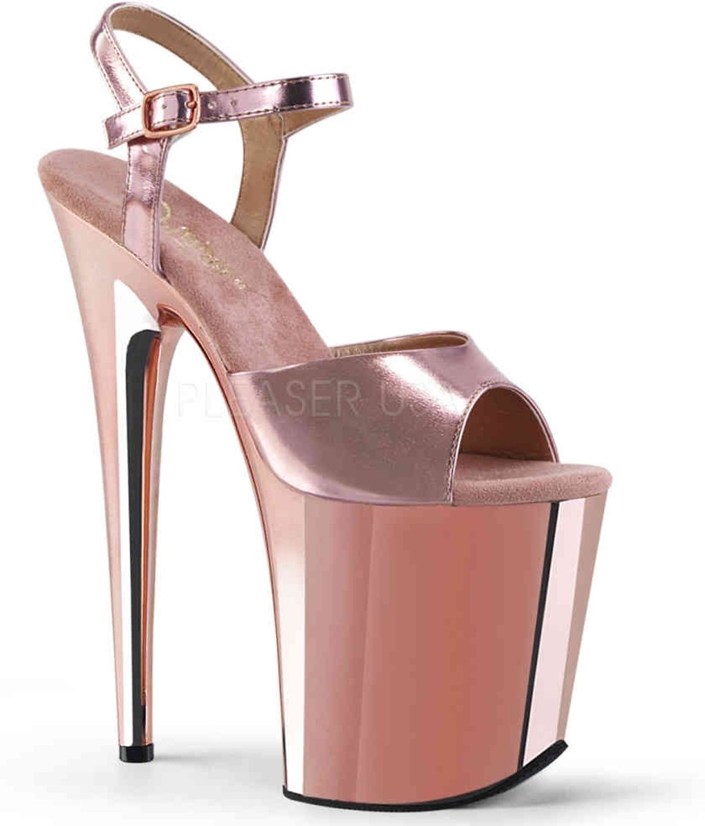 EU 35 = US 5 | FLAMINGO-809 | 8 Heel, 4 PF Ankle Strap Sandal